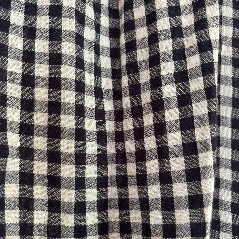 American Eagle Button Down Gingham Check Shirt - … - image 5